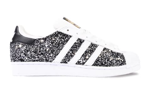 adidas zwart glitter|adidas superstar glitter shoes.